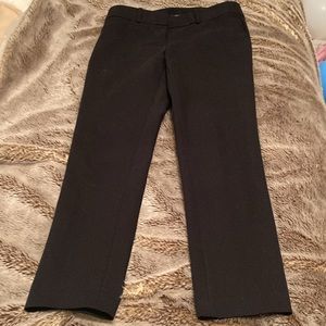 Loft Marisa skinny black pants